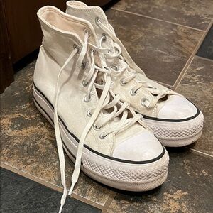 Converse High-Top Off-White Sneakers